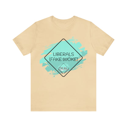 DCAL Graphic Tees "Fake Woke" Unisex Jersey Short Sleeve Tee