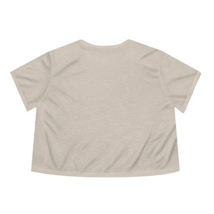 DCAL Graphic Tees "The Audacity" Women's Flowy Cropped Tee