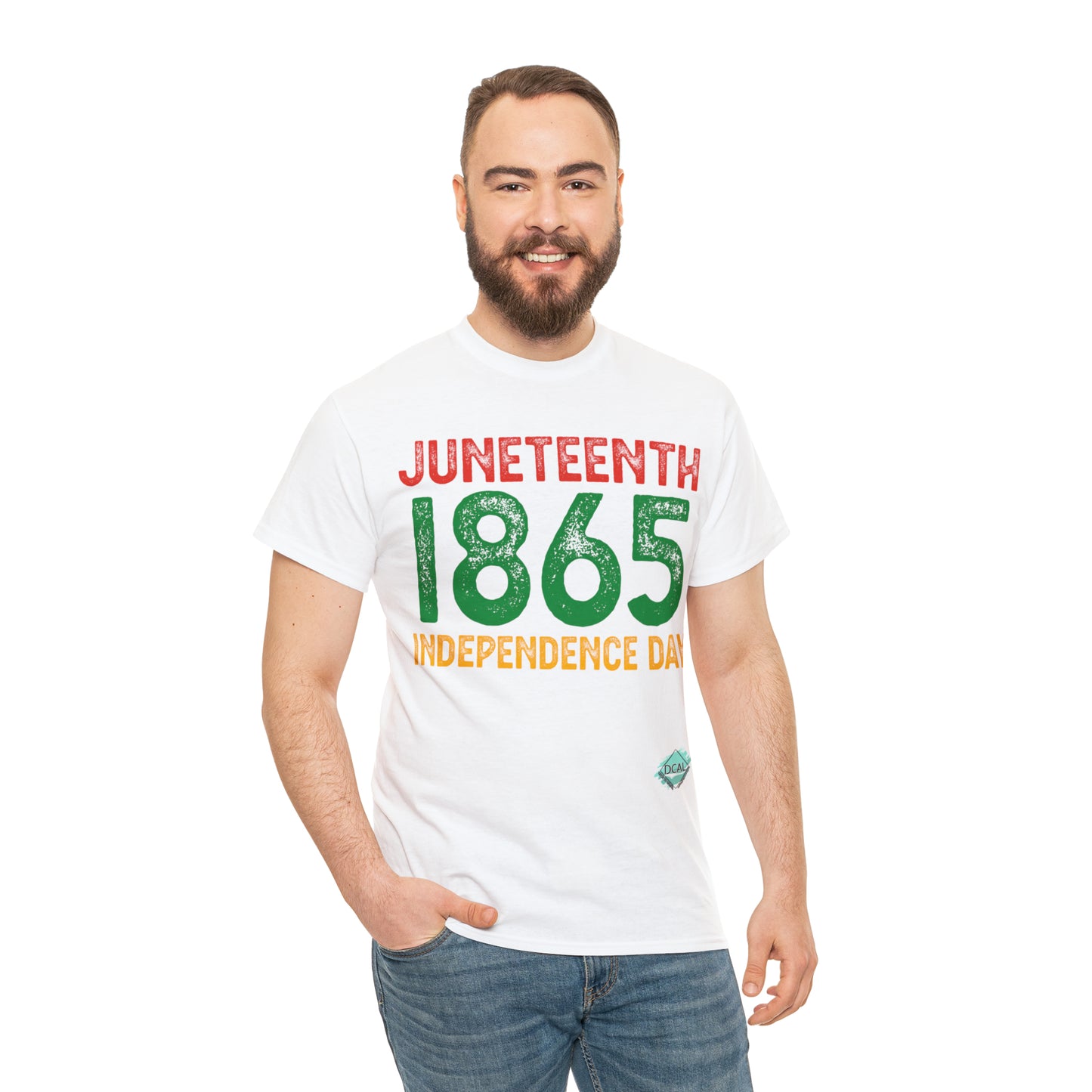 DCAL Juneteenth "1865" Unisex Heavy Cotton Tee