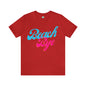DCAL Beach Collection "Beach Bye" Unisex Jersey Short Sleeve Tee