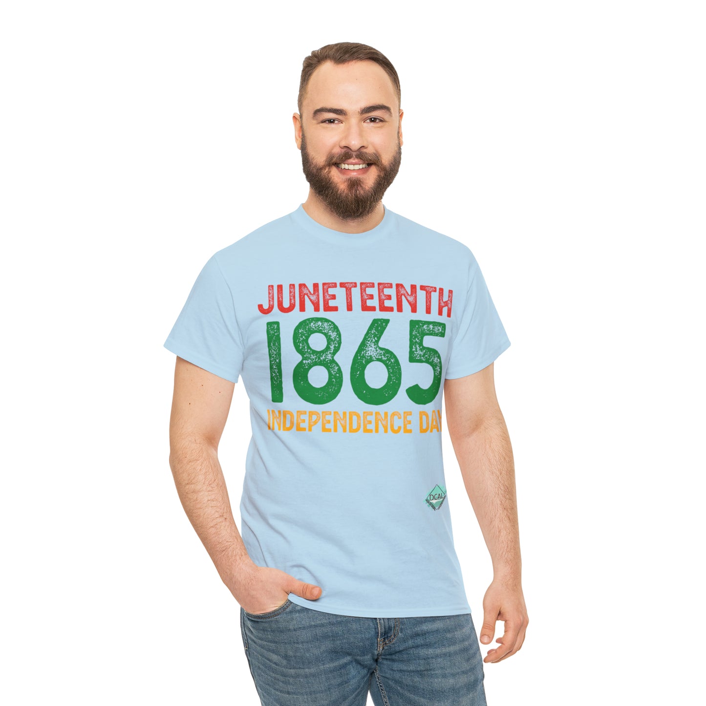 DCAL Juneteenth "1865" Unisex Heavy Cotton Tee