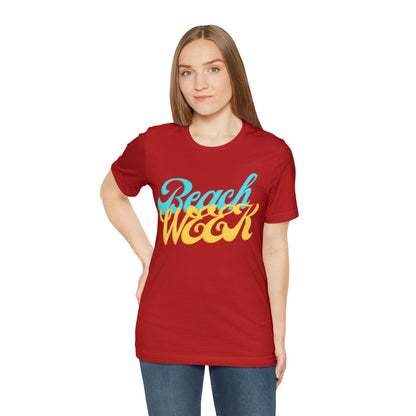 DCAL Beach Collection "Beach Week" Unisex Jersey Short Sleeve Tee