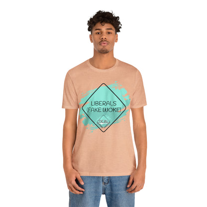 DCAL Graphic Tees "Fake Woke" Unisex Jersey Short Sleeve Tee