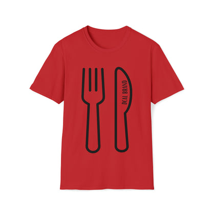 DCAL Graphic Tees Novel "Fork & Knife" Unisex Softstyle T-Shirt