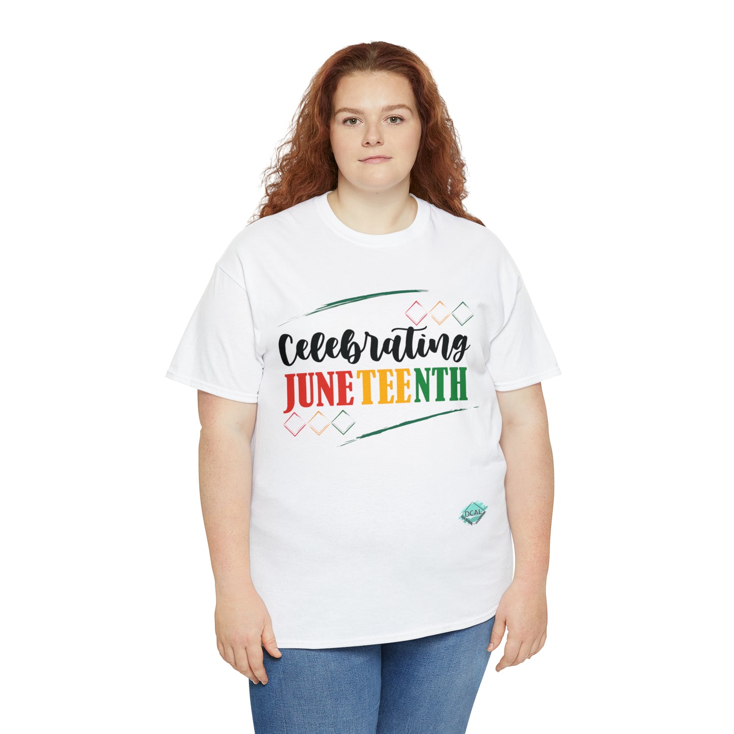DCAL Juneteenth "Celebrating" Unisex Heavy Cotton Tee