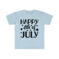 DCAL 4th of July "Happy 4th" Unisex Softstyle T-Shirt
