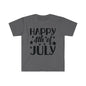 DCAL 4th of July "Happy 4th" Unisex Softstyle T-Shirt