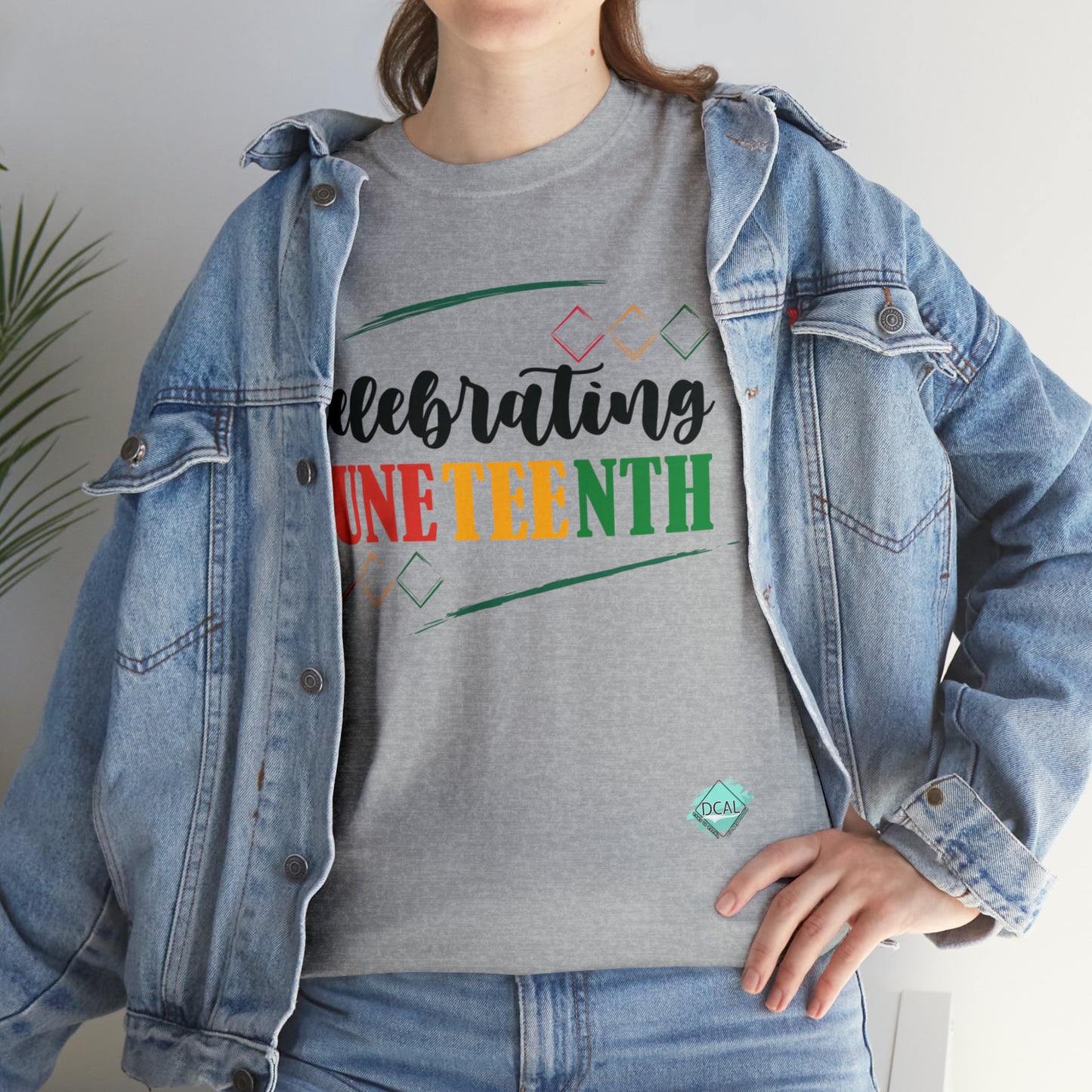 DCAL Juneteenth "Celebrating" Unisex Heavy Cotton Tee
