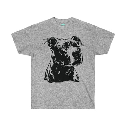 DCAL Pitbull Passion "Pitbull Silhouette " Unisex Ultra Cotton Tee