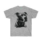 DCAL Pitbull Passion "Pitbull Silhouette " Unisex Ultra Cotton Tee