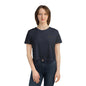 DCAL Women's Flowy Cropped Tee