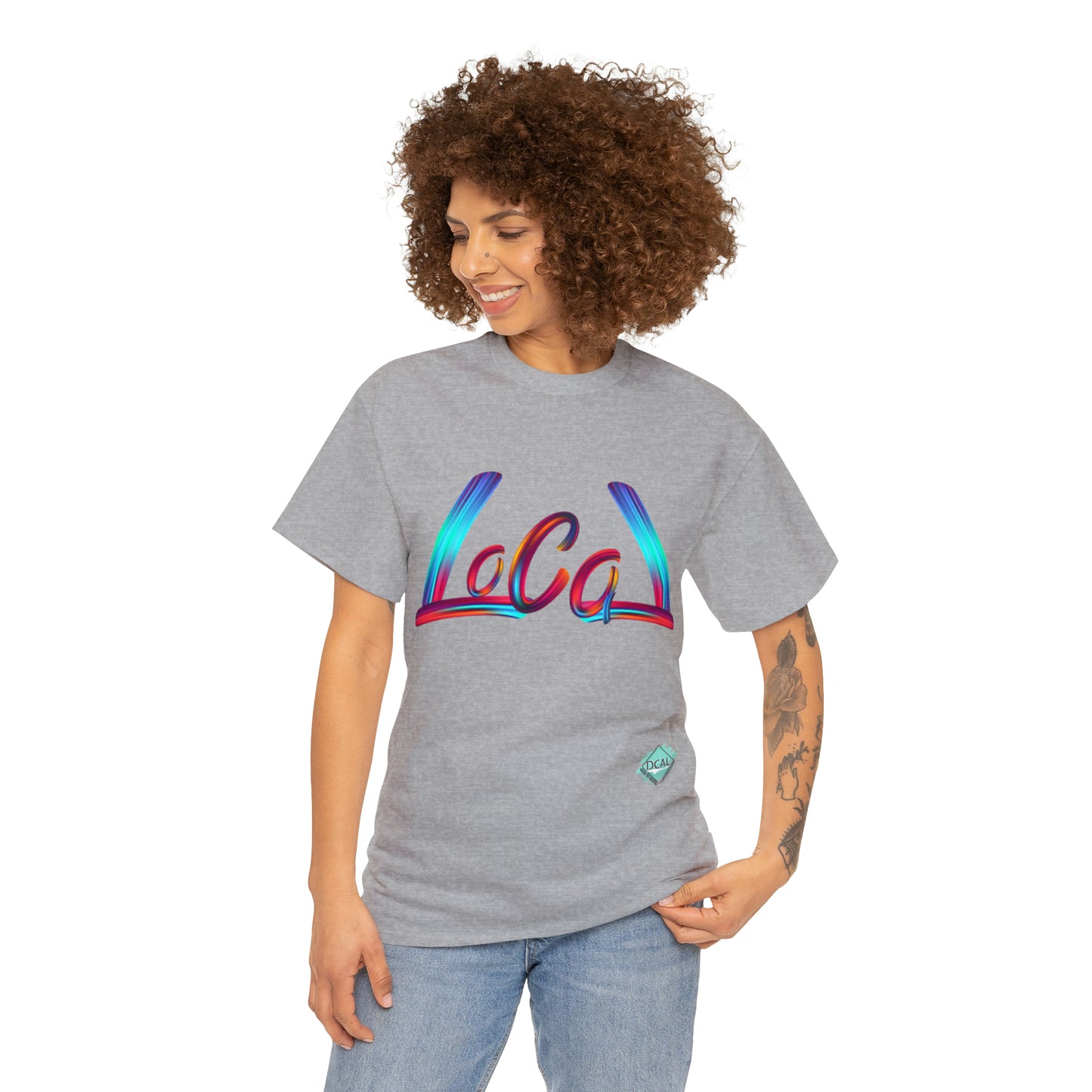 DCAL Graphic Tees "Local Colorful" Unisex Heavy Cotton Tee