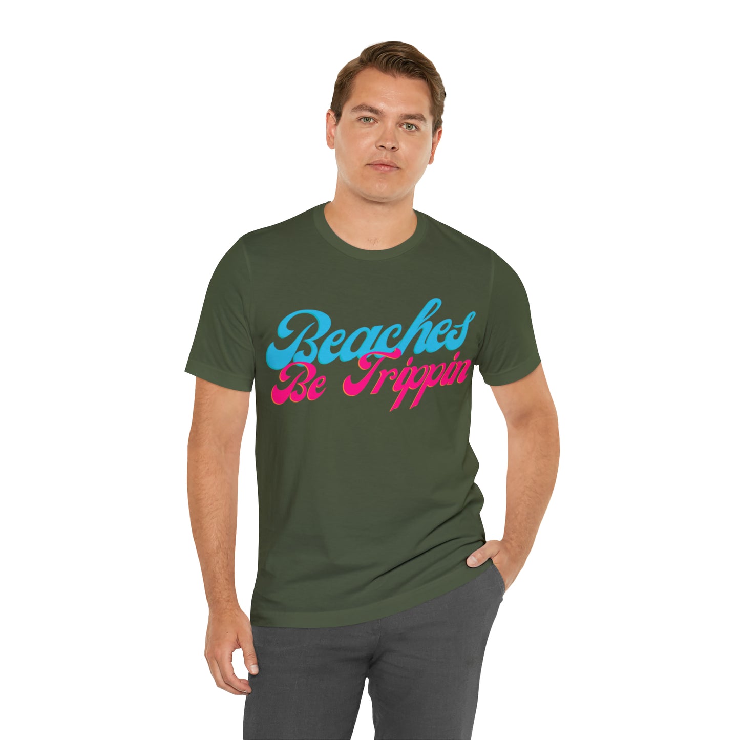 DCAL Beach Collection "Beach Be Trippin" Unisex Jersey Short Sleeve Tee