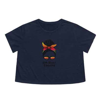 DCAL Graphic Women's Flowy Cropped Tee