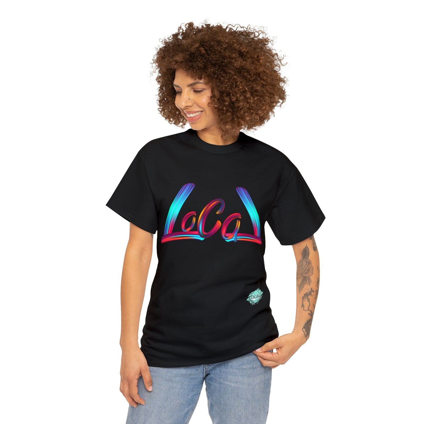 DCAL Graphic Tees "Local Colorful" Unisex Heavy Cotton Tee