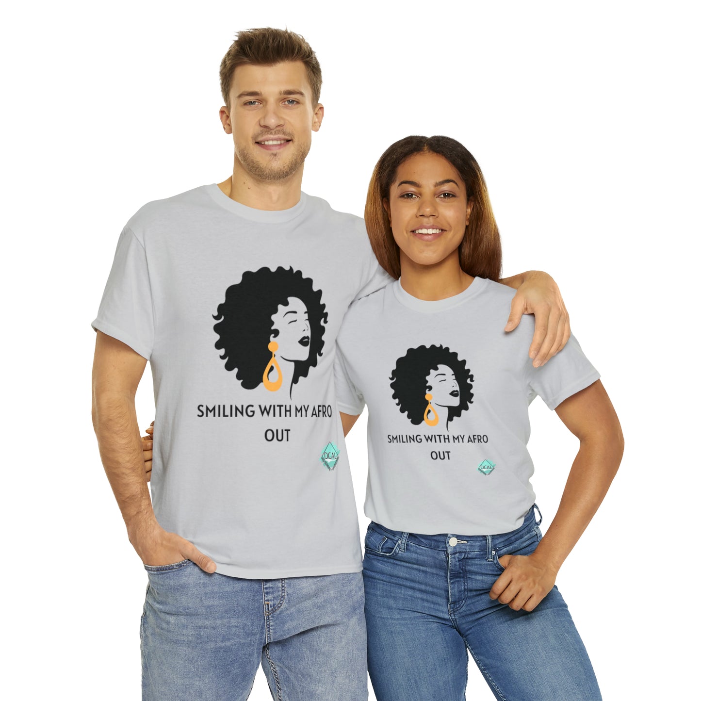 DCAL Graphic Tees "Afro Out" Unisex Heavy Cotton Tee