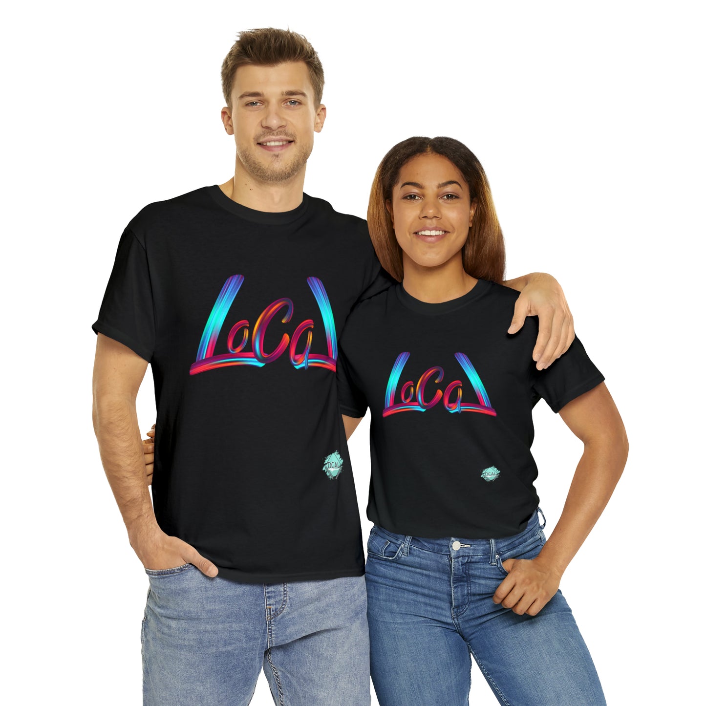 DCAL Graphic Tees "Local Colorful" Unisex Heavy Cotton Tee