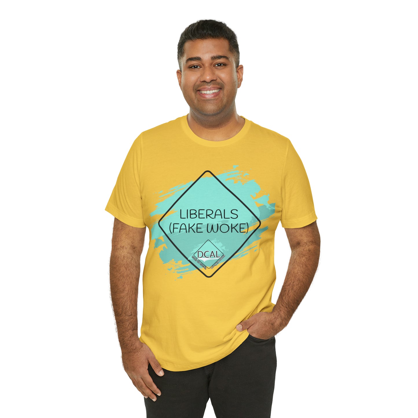 DCAL Graphic Tees "Fake Woke" Unisex Jersey Short Sleeve Tee