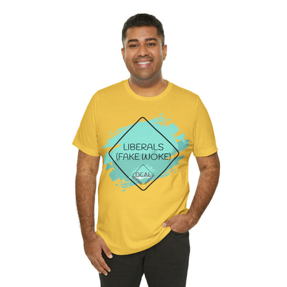 DCAL Graphic Tees "Fake Woke" Unisex Jersey Short Sleeve Tee