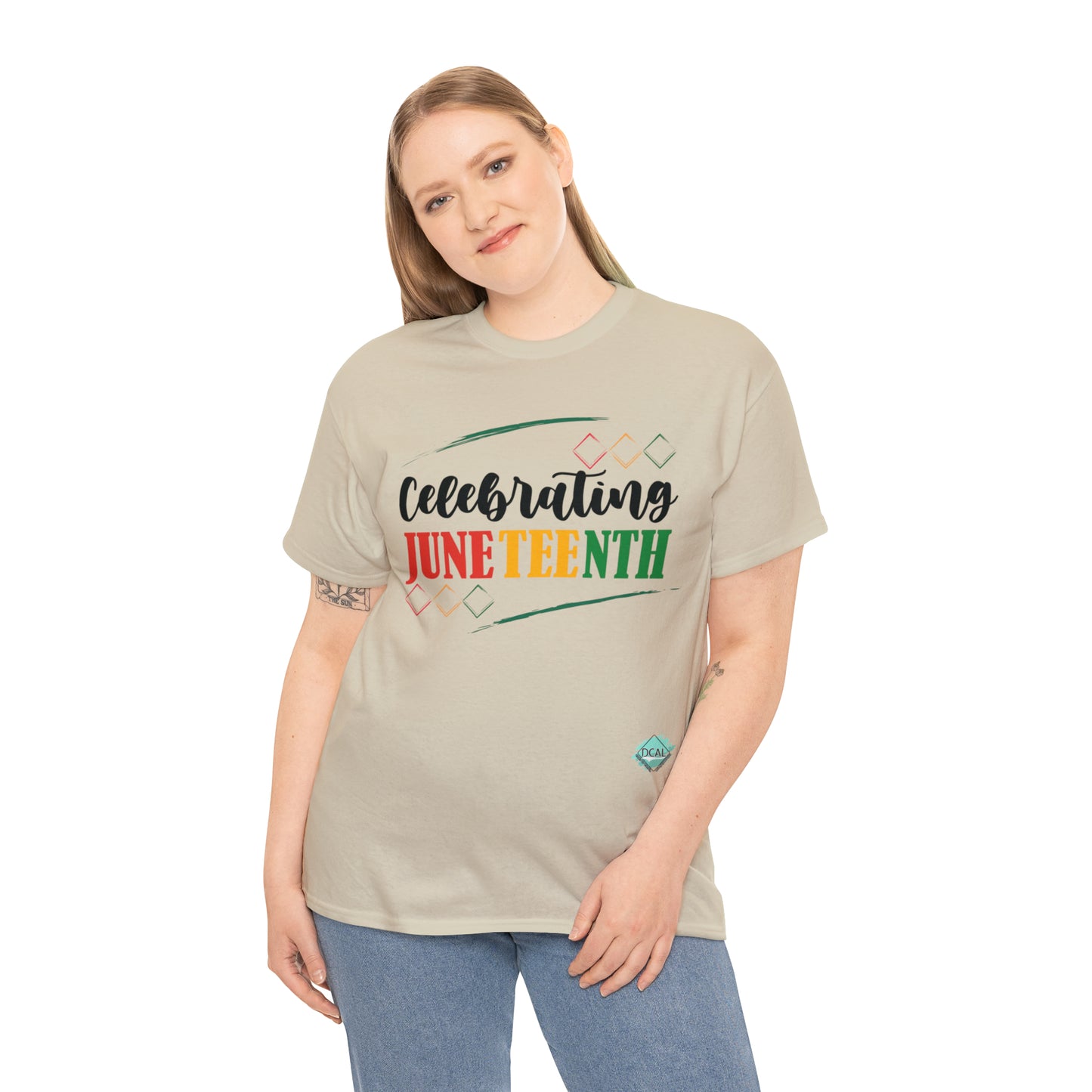 DCAL Juneteenth "Celebrating" Unisex Heavy Cotton Tee