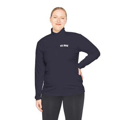 DCAL Brown Collection Unisex Quarter-Zip Pullover