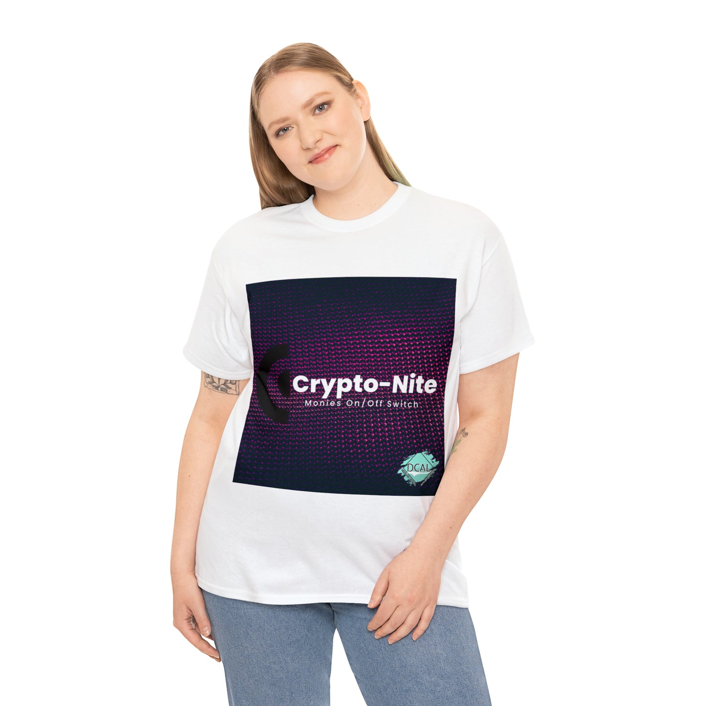 DCAL Graphic Tees "Crypto-Nite" Unisex Heavy Cotton Tee