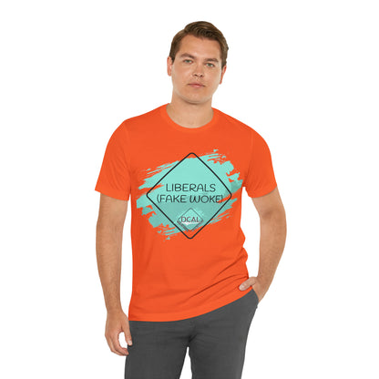 DCAL Graphic Tees "Fake Woke" Unisex Jersey Short Sleeve Tee