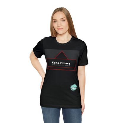 DCAL Graphic Tees "Cons-Piracy" Unisex Jersey Short Sleeve Tee
