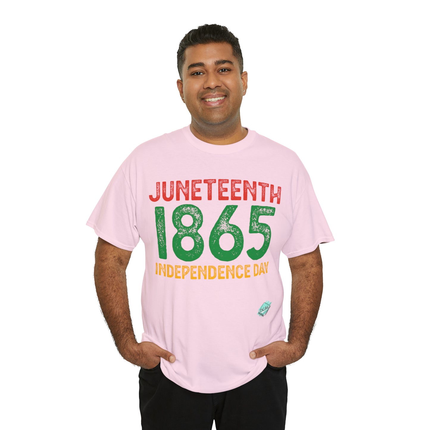 DCAL Juneteenth "1865" Unisex Heavy Cotton Tee