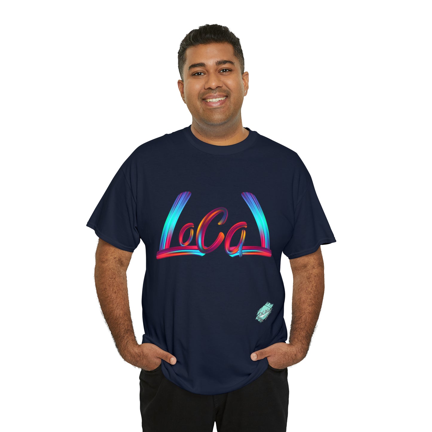 DCAL Graphic Tees "Local Colorful" Unisex Heavy Cotton Tee