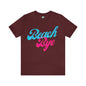 DCAL Beach Collection "Beach Bye" Unisex Jersey Short Sleeve Tee