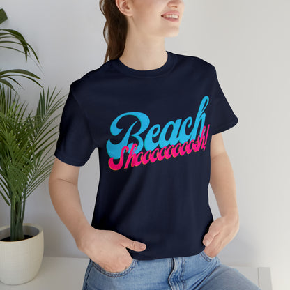 DCAL Beach Collection "Beach Shoosh" Unisex Jersey Short Sleeve Tee