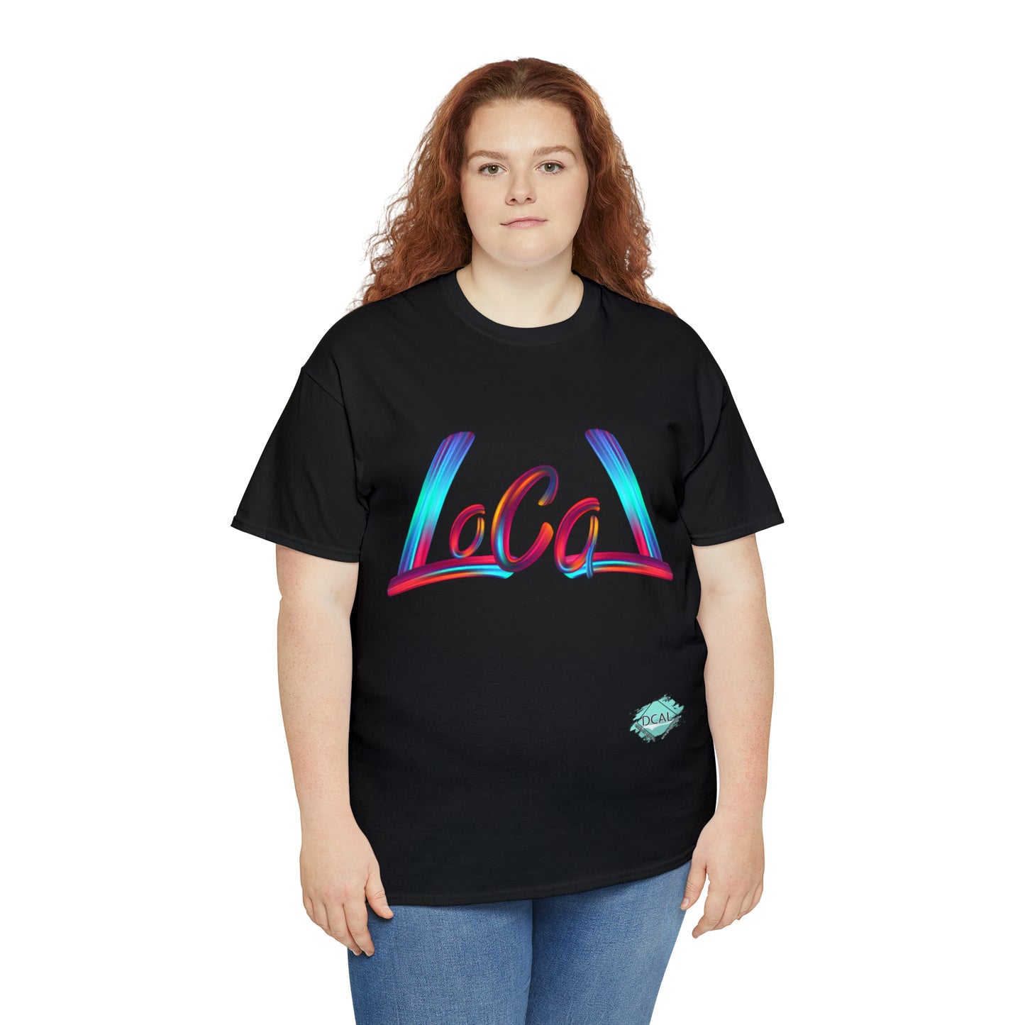 DCAL Graphic Tees "Local Colorful" Unisex Heavy Cotton Tee