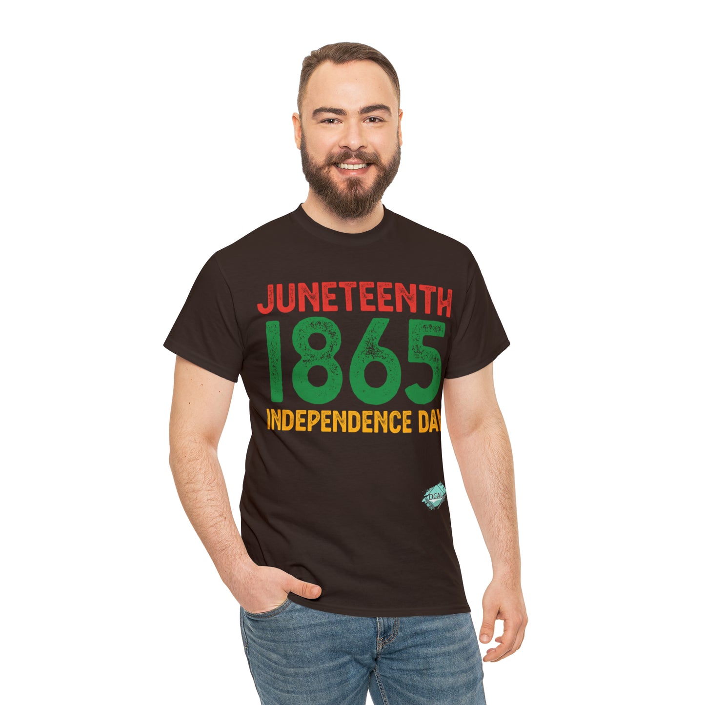 DCAL Juneteenth "1865" Unisex Heavy Cotton Tee