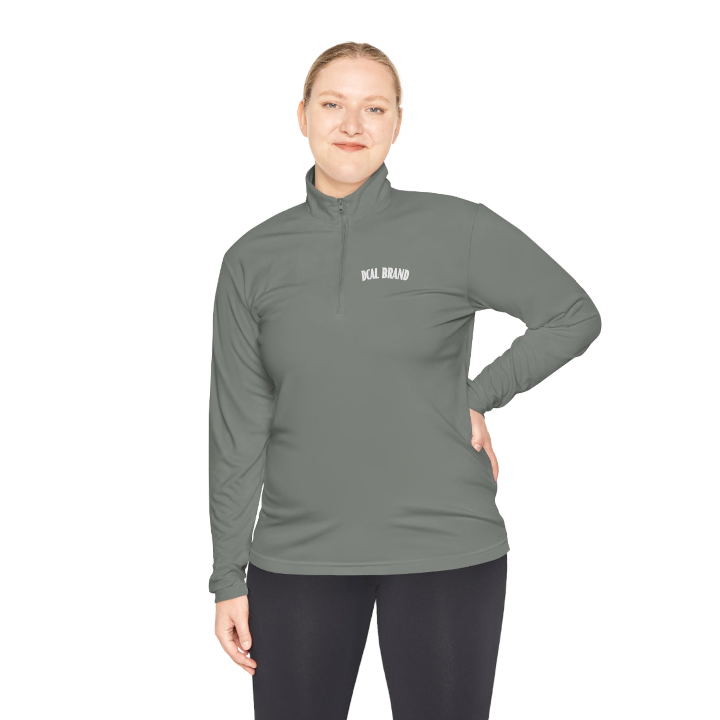 DCAL Brown Collection Unisex Quarter-Zip Pullover