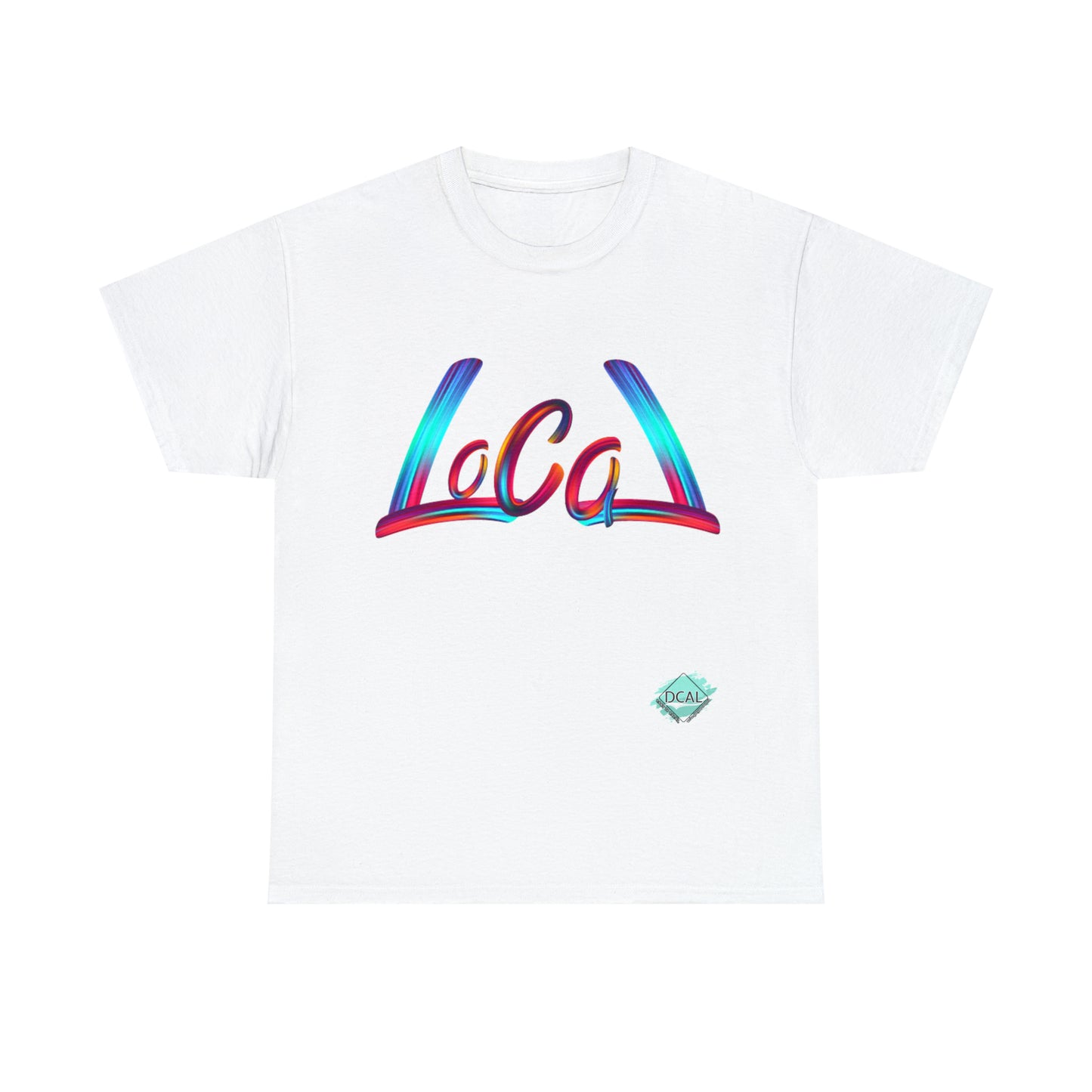 DCAL Graphic Tees "Local Colorful" Unisex Heavy Cotton Tee