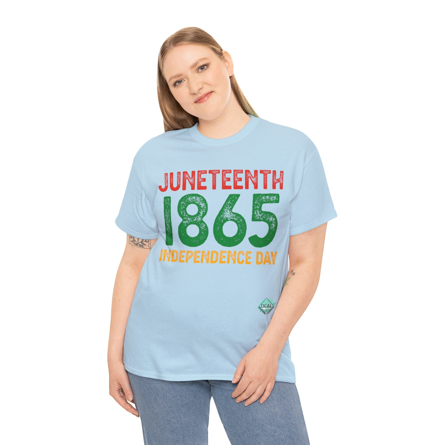 DCAL Juneteenth "1865" Unisex Heavy Cotton Tee