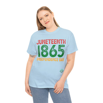 DCAL Juneteenth "1865" Unisex Heavy Cotton Tee