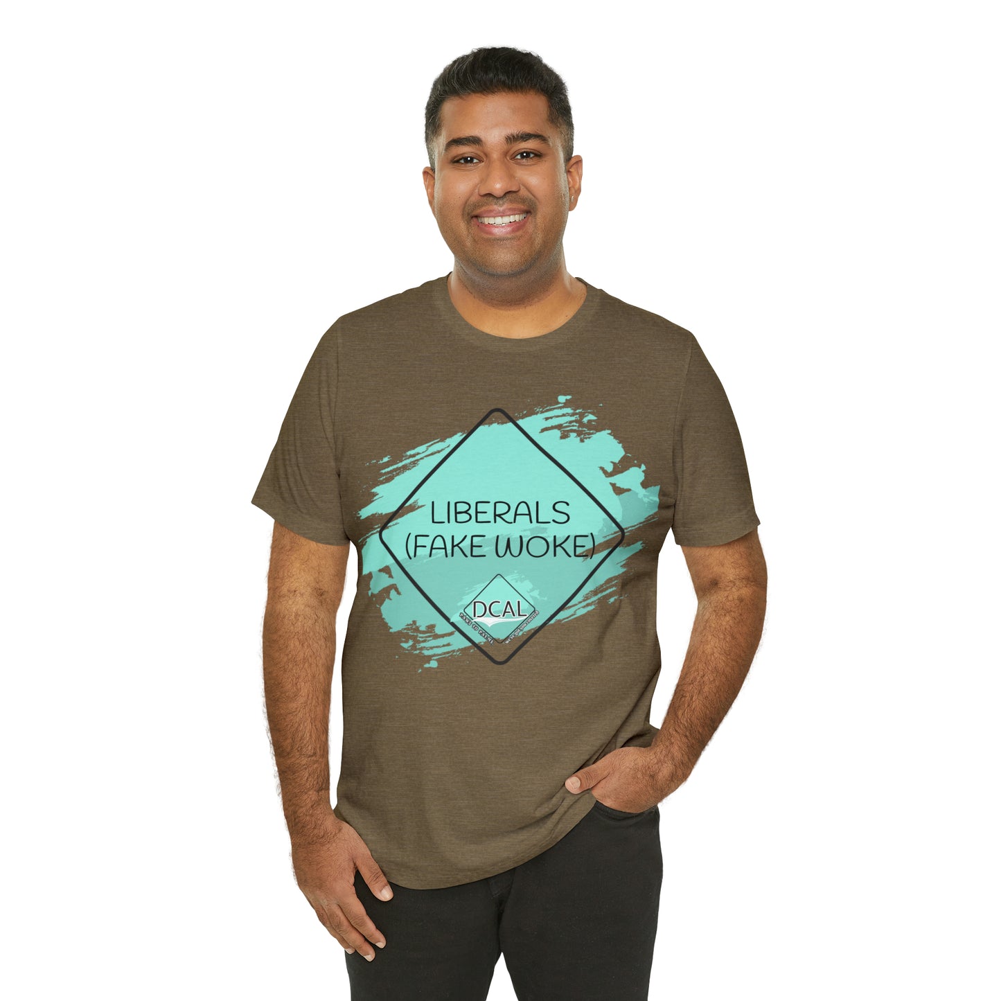 DCAL Graphic Tees "Fake Woke" Unisex Jersey Short Sleeve Tee