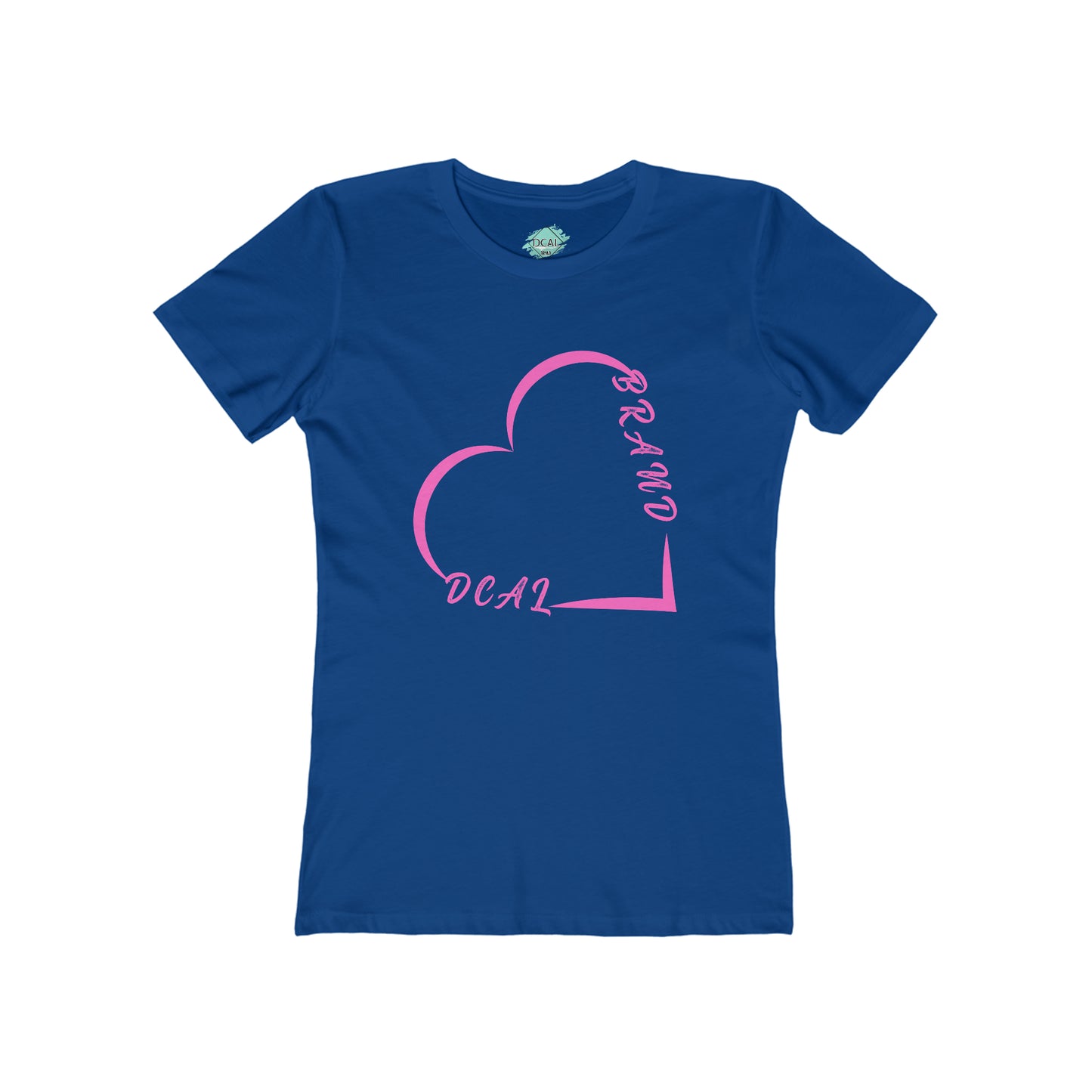 DCAL Brown Collection "Minimalist" Women's The Boyfriend Tee