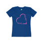 DCAL Brown Collection "Minimalist" Women's The Boyfriend Tee