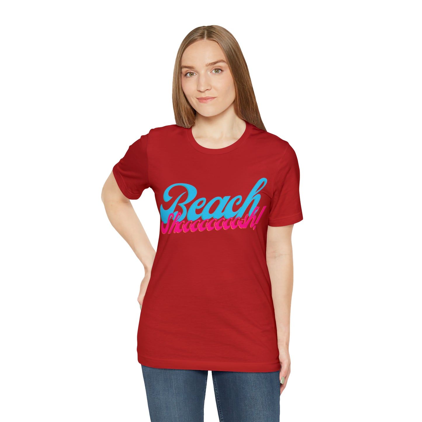 DCAL Beach Collection "Beach Shoosh" Unisex Jersey Short Sleeve Tee