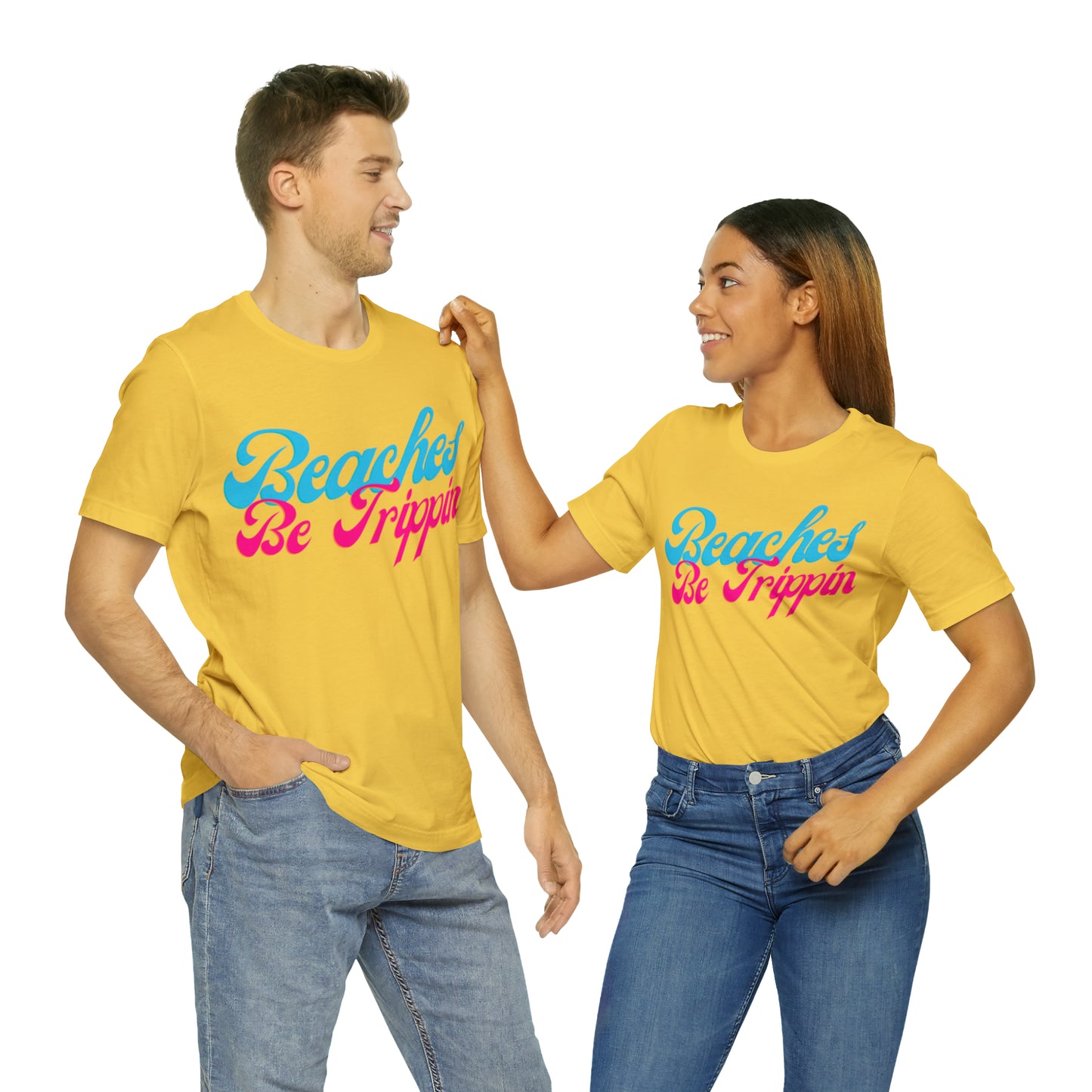DCAL Beach Collection "Beach Be Trippin" Unisex Jersey Short Sleeve Tee