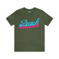 DCAL Beach Collection "Beach Shoosh" Unisex Jersey Short Sleeve Tee
