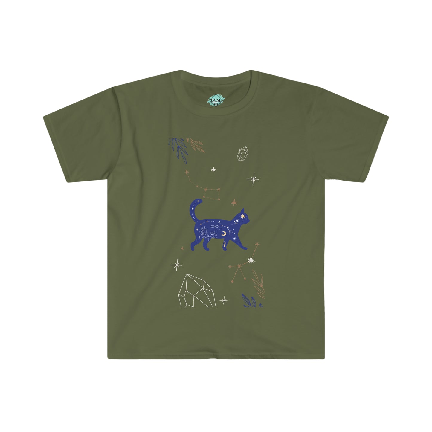 DCAL Meow Collection " Cat Galaxy" Unisex Soft style T-Shirt