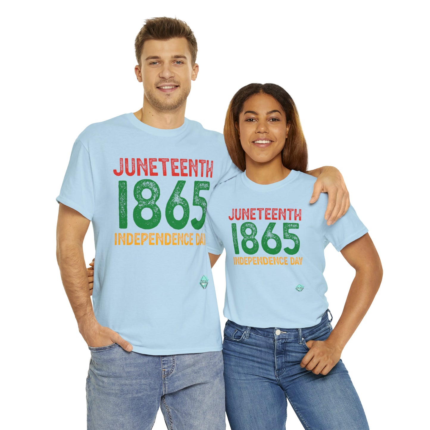 DCAL Juneteenth "1865" Unisex Heavy Cotton Tee