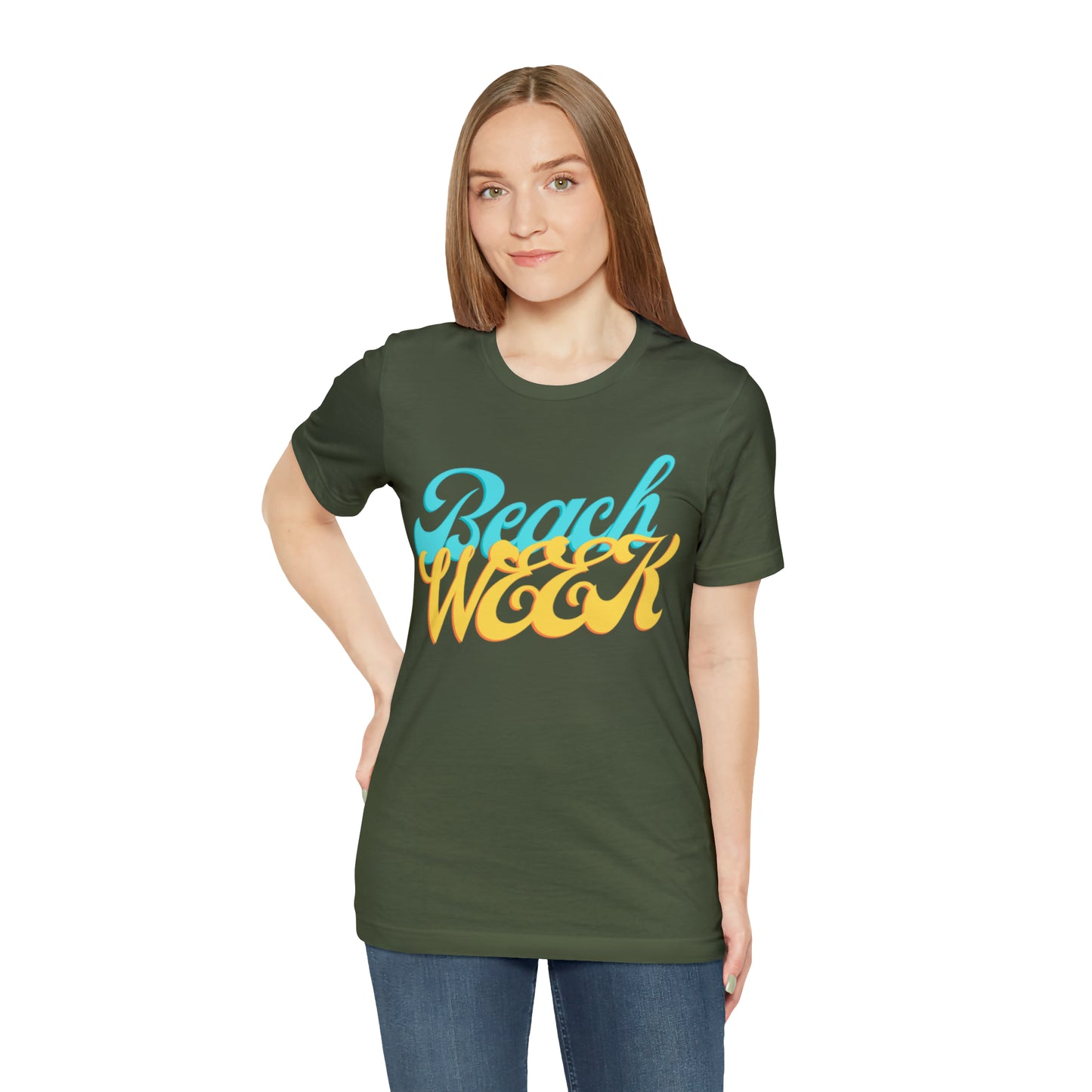 DCAL Beach Collection "Beach Week" Unisex Jersey Short Sleeve Tee