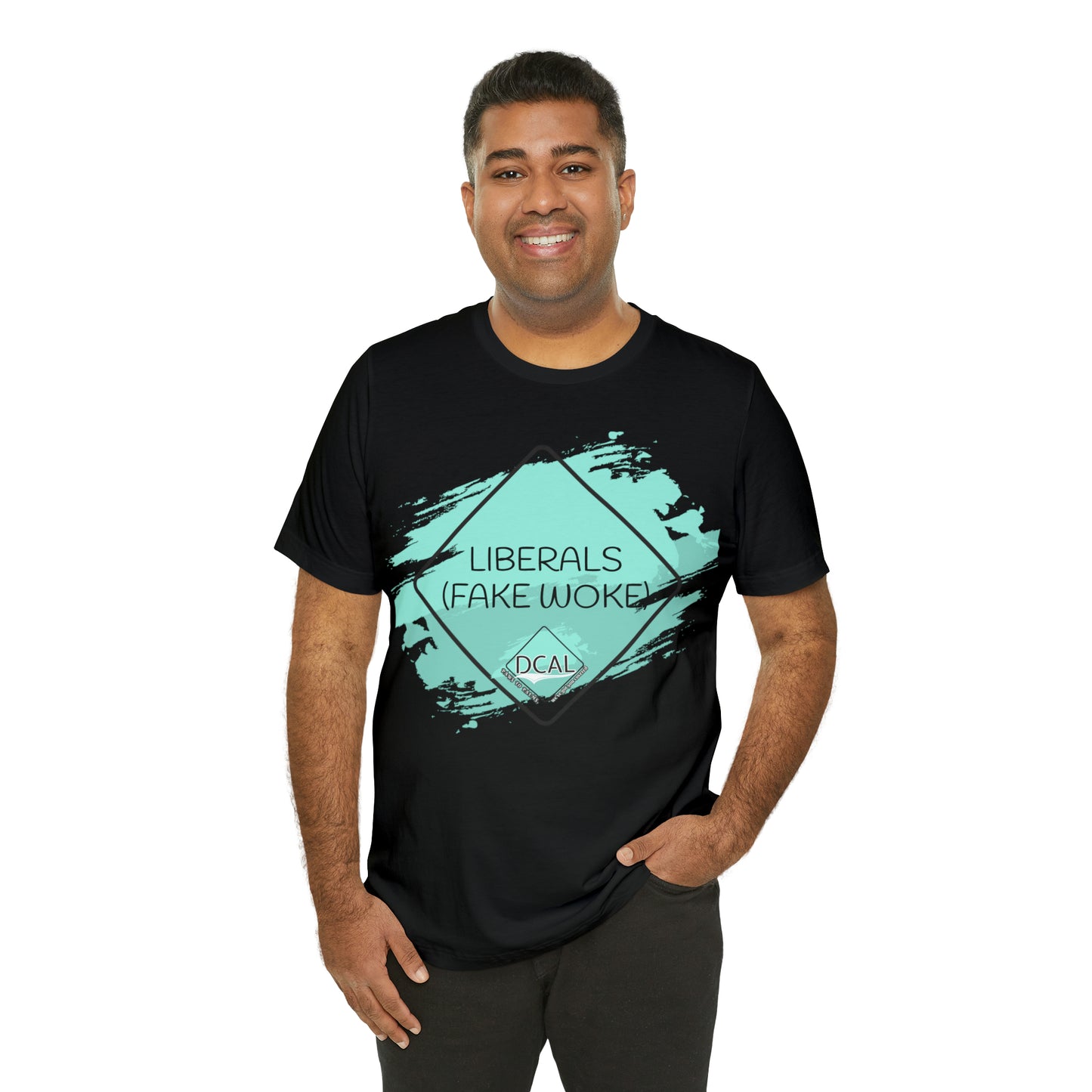DCAL Graphic Tees "Fake Woke" Unisex Jersey Short Sleeve Tee