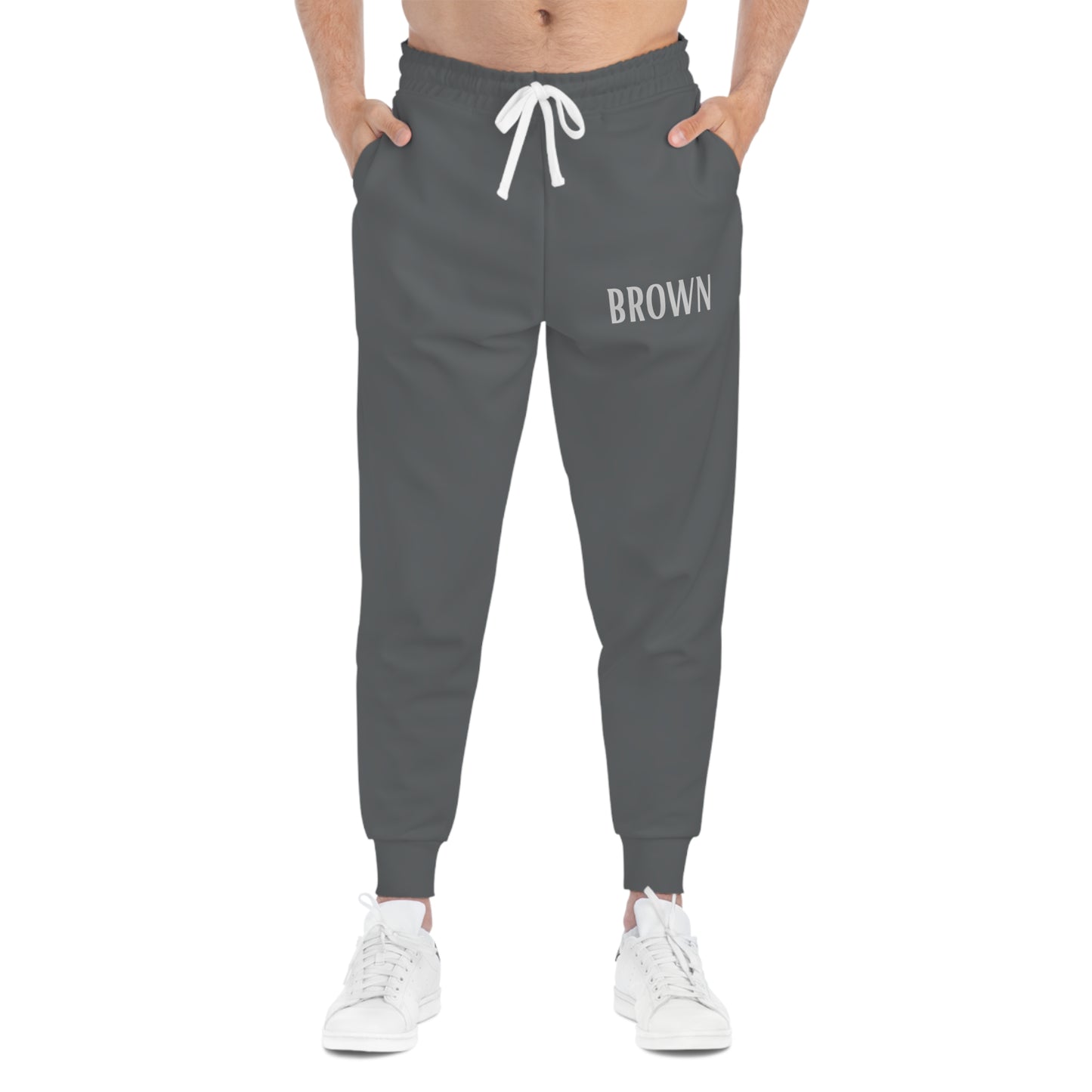 DCAL Brown Collection Bottoms "Deep Heather" Athletic Joggers