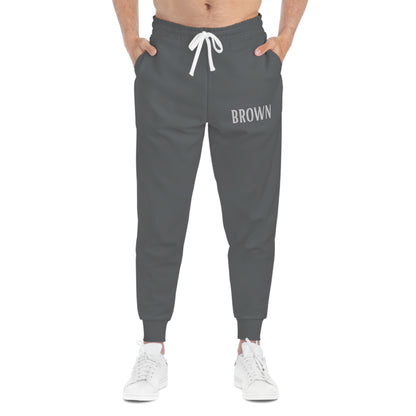 DCAL Brown Collection Bottoms "Deep Heather" Athletic Joggers